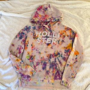 Hollister sweatshirt tie dye multicolor design. Size small.